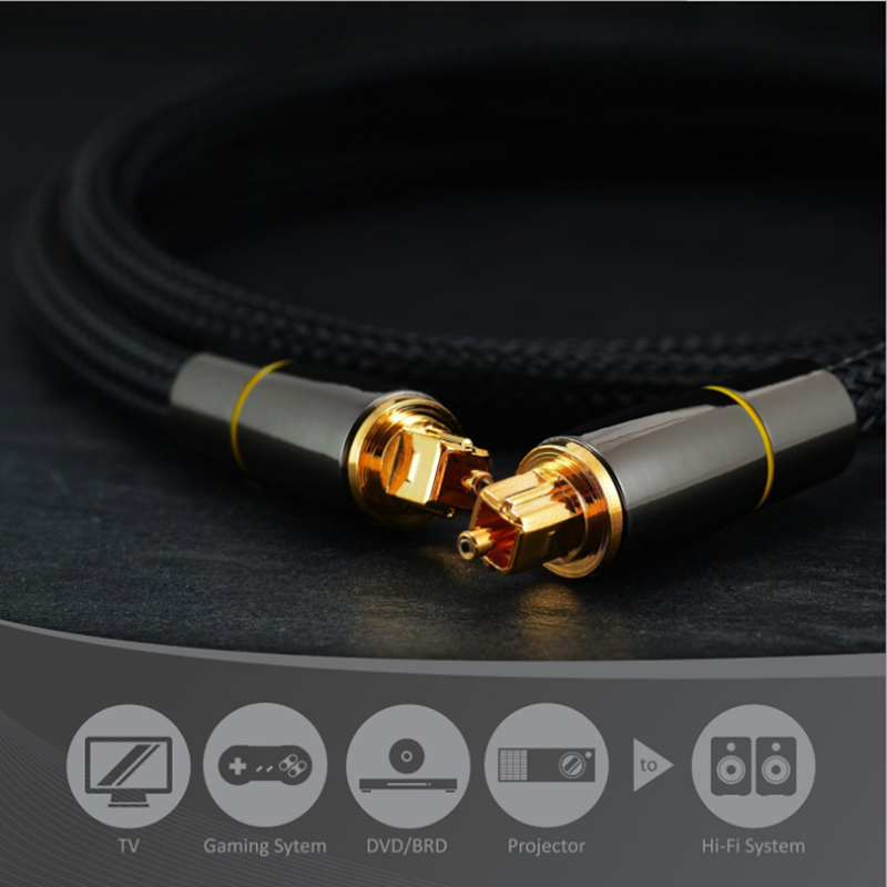 Hi-Fi 5.1デジタルspdif光ファイバーオーディオケ - Home Cinema Tv のレビューと価格