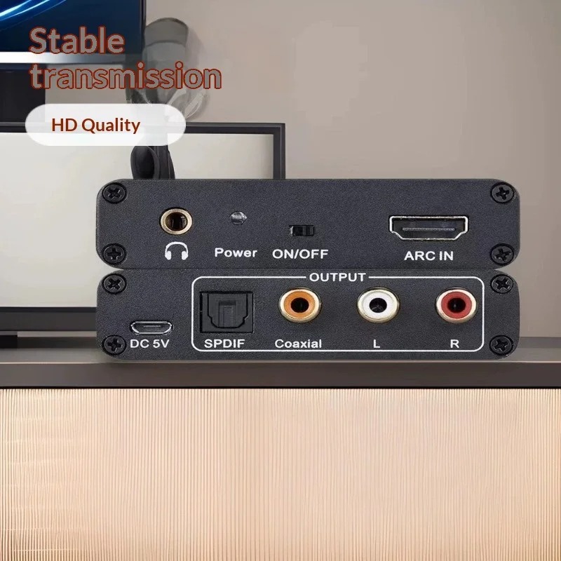 4K対応HDMI ARCオーディオ抽出器。SPDIF同軸L/ - Home Cinema Tv のレビューと価格