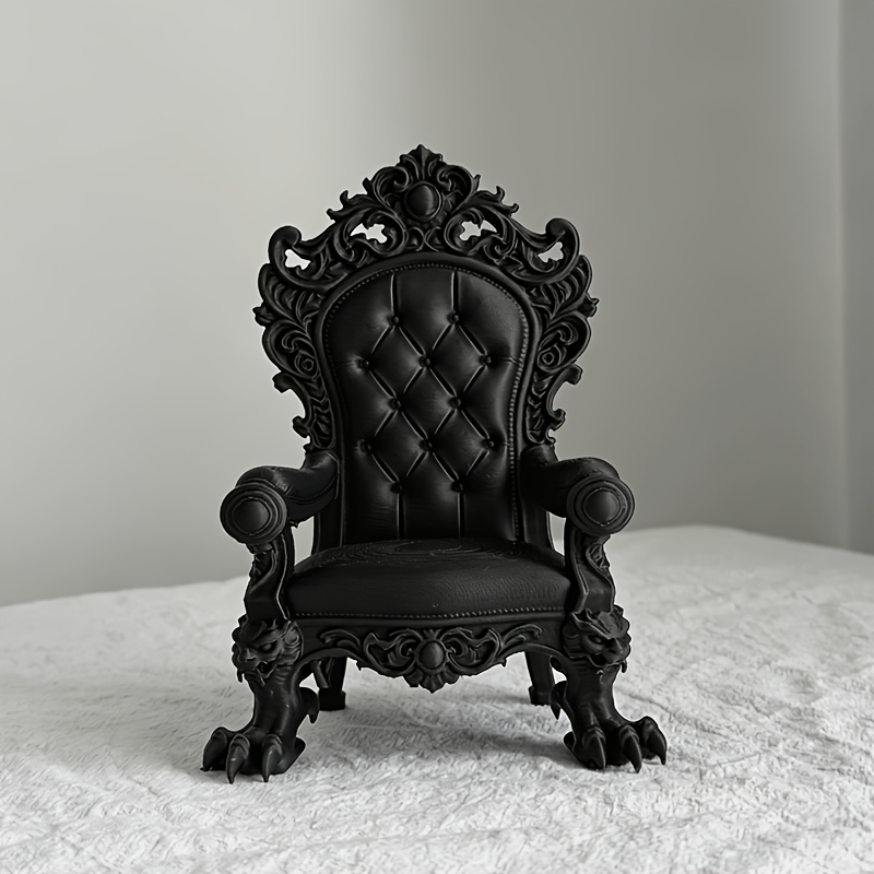 1個入りの高級王座モデル – ゴシック様式 – 深い茶色/黒 - Home Cinema Chairs のレビューと価格