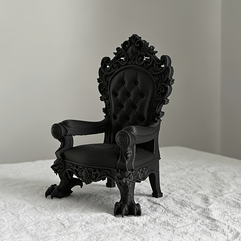 1個入りの高級王座モデル – ゴシック様式 – 深い茶色/黒 - Home Cinema Chairs のレビューと価格