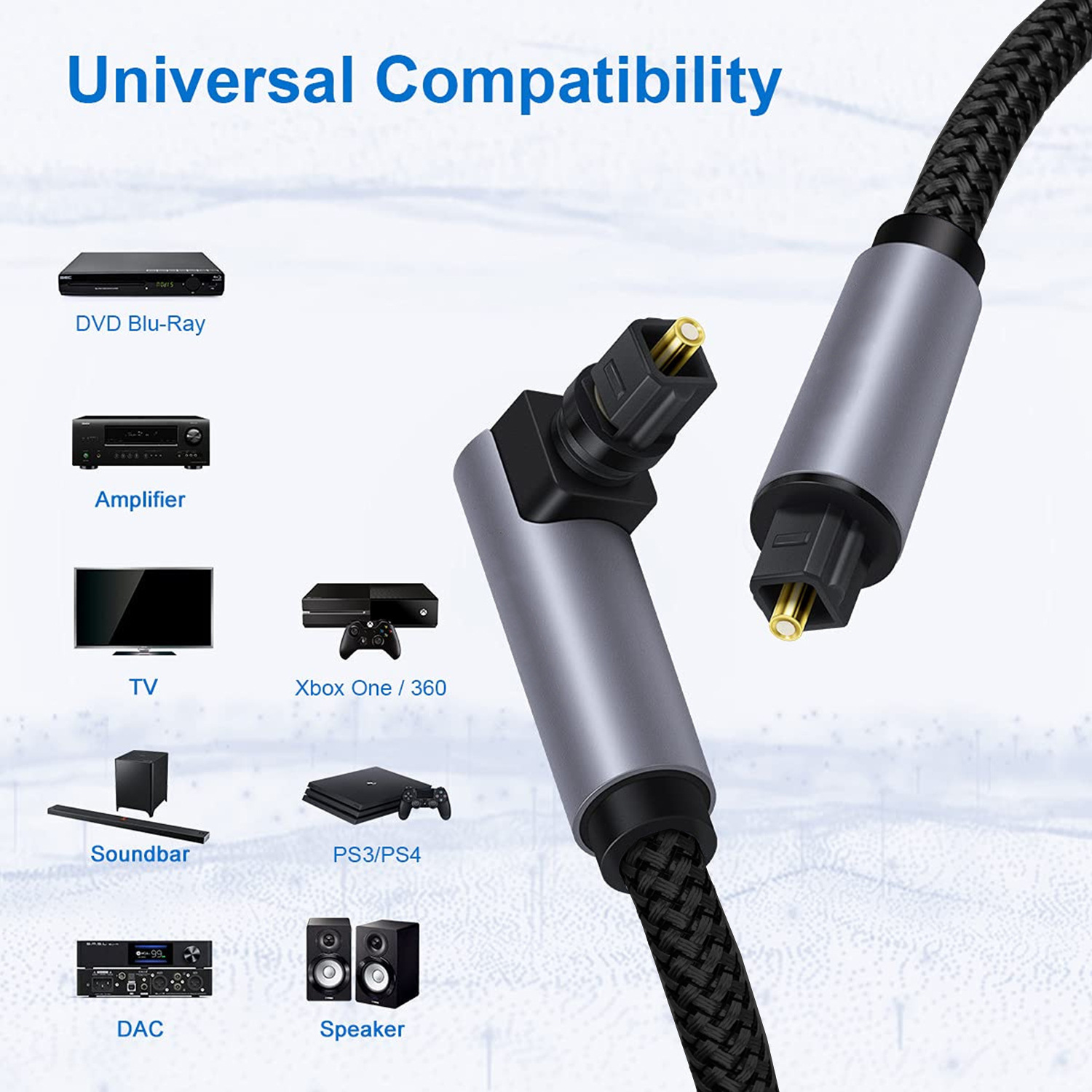 デジタル光オーディオケーブル、サブウーファー、spdif、同 - Home Cinema Tv のレビューと価格
